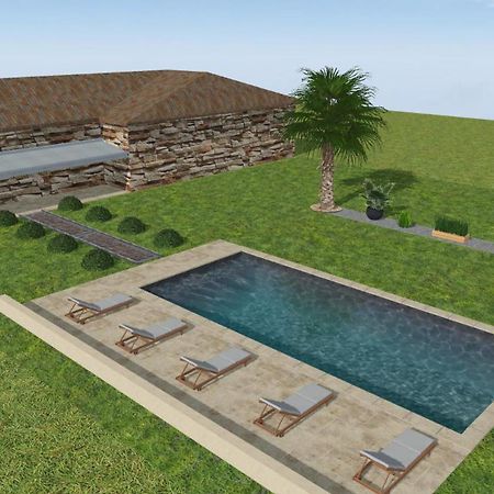 Entre Pierre Et Vigne - Charming Former Winery Farmhouse With Hot Tub & Swimming Pool Monestier  Esterno foto